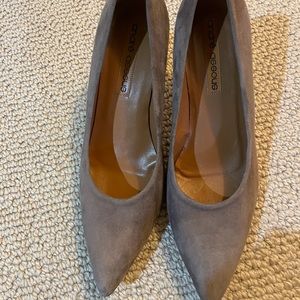 Taupe Suede Andre Assous Pumps Size 8.5